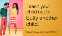 Spread Love and not bully Tag template