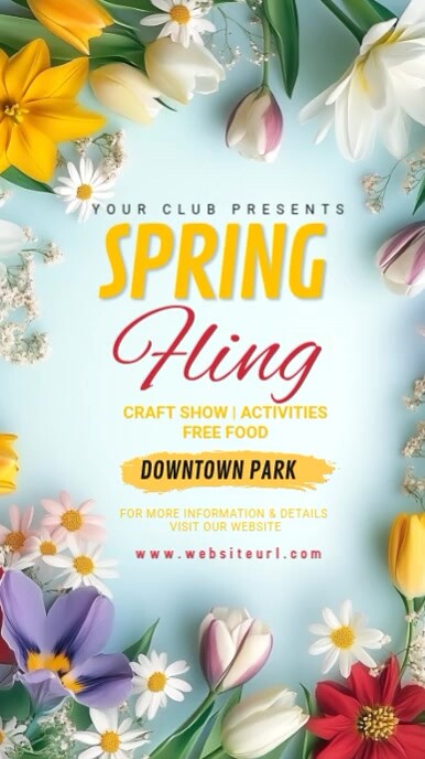 Spring, Template | PosterMyWall