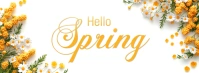 spring, event, business Portada de Facebook template