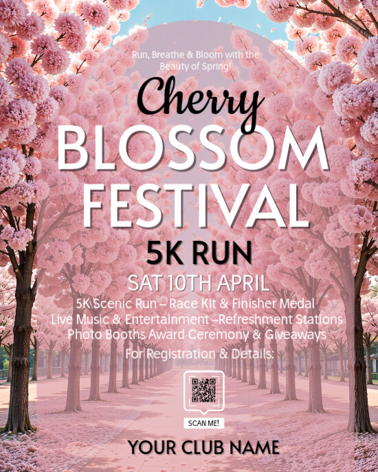 Spring Event Design spring, event, cherry blossom festival Template | PosterMyWall