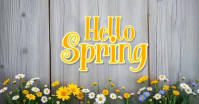 Серый Spring Sale Facebook Shared Image Template