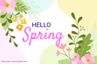 hello spring Template | PosterMyWall