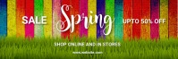 Spring,retail,event,party Banner 2 x 6 fod template
