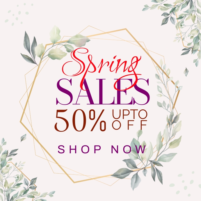 SPRING'S SALE PROMOTION Template | PosterMyWall