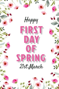 spring, event,spring card,women's day Tumblr Graphic template