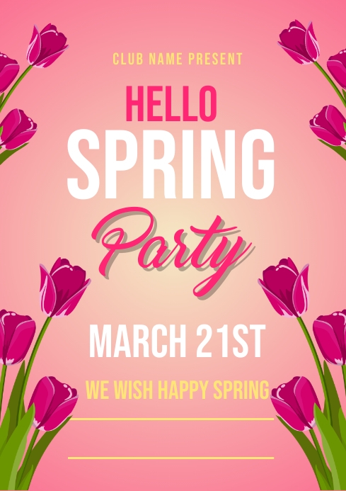 SPRING 6 Template PosterMyWall