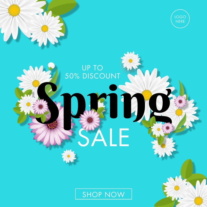 spring ad template PosterMyWall