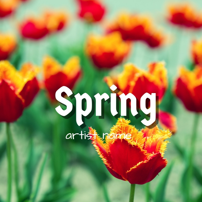 Album Covers Spring Spring album art Template | PosterMyWall