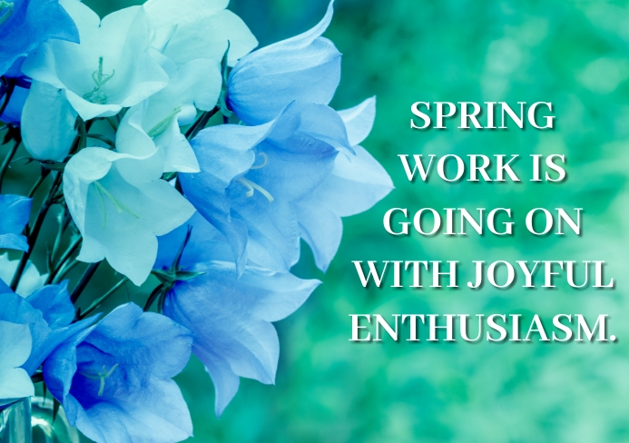Spring Feelings SPRING AND JOYFUL QUOTE TEMPLATE | PosterMyWall