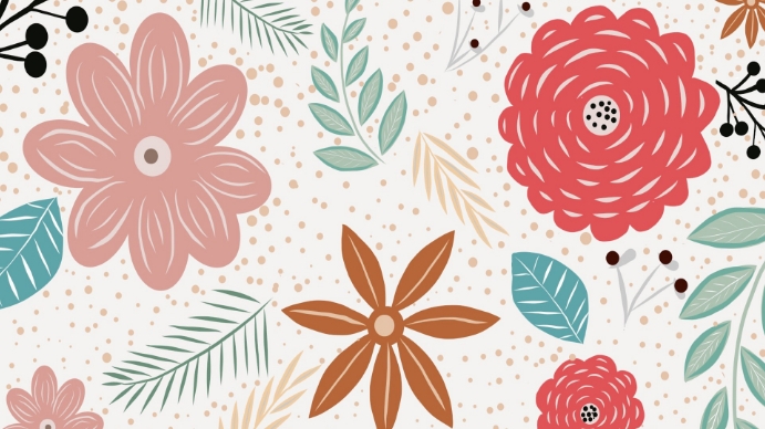 Spring art zoom background Template | PosterMyWall