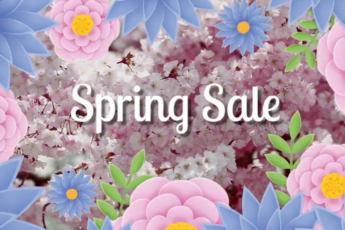 Spring Background Póster template