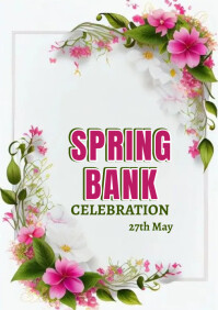 Spring Bank Card Design SPRING BANK HOLIDAY TEMPLATE | PosterMyWall