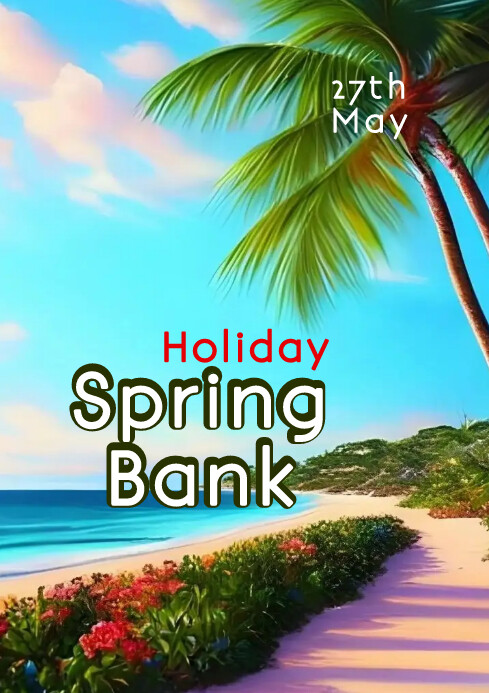 Copy of Spring Bank | PosterMyWall