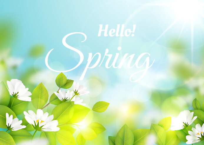 Spring Background Banner spring banner Template | PosterMyWall