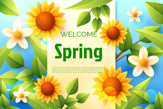 spring banner Template | PosterMyWall