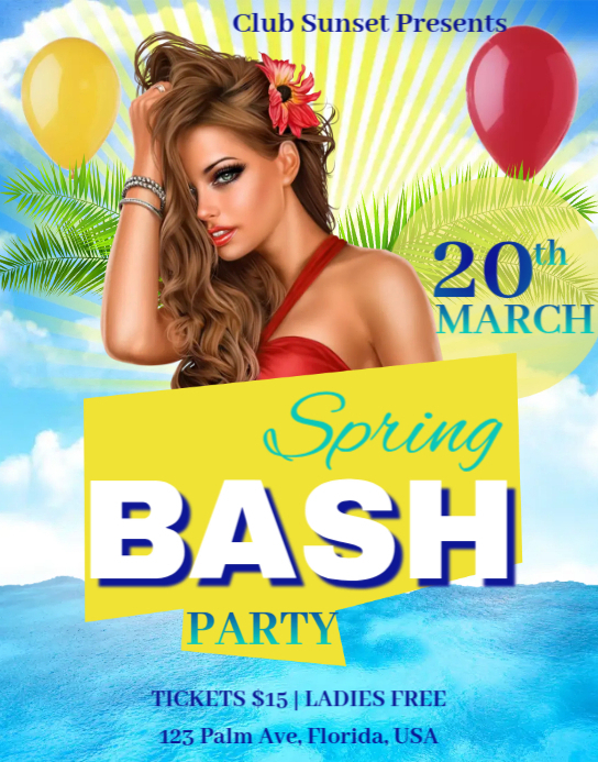 Copy of Spring Bash Party | PosterMyWall