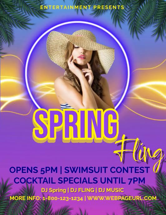 Spring Bash Template Postermywall