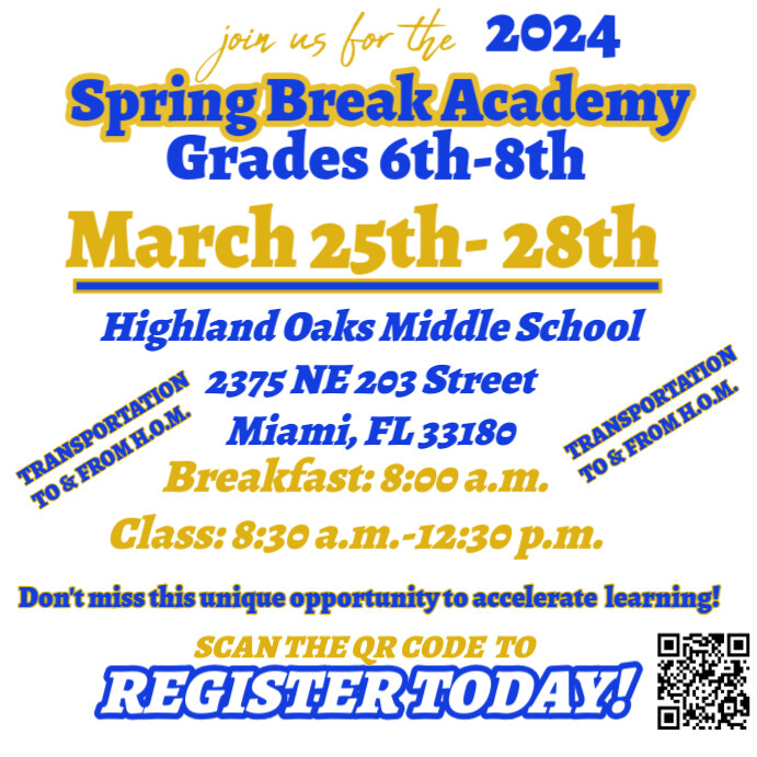 Spring Break Academy Template | PosterMyWall