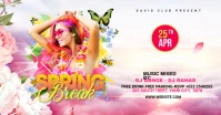 Spring Break Ads delt Facebook-billede template