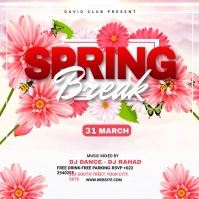 Spring Break Advert For Instagram template