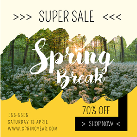 Create Free Spring Break Flyers | PosterMyWall