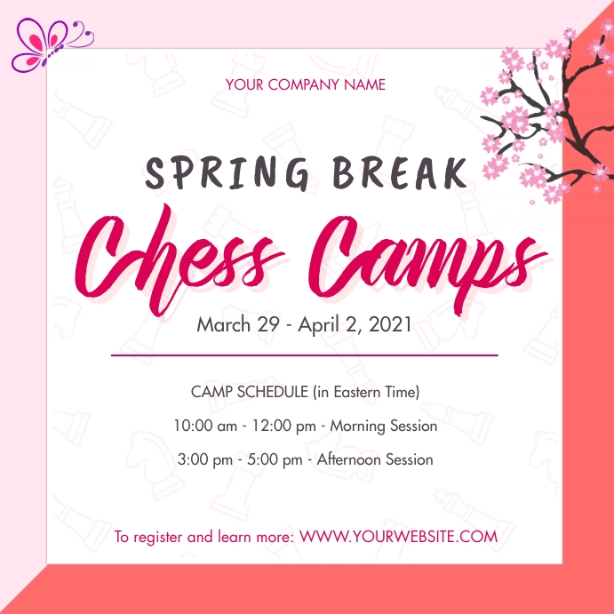 Spring-break Camps Template | PosterMyWall