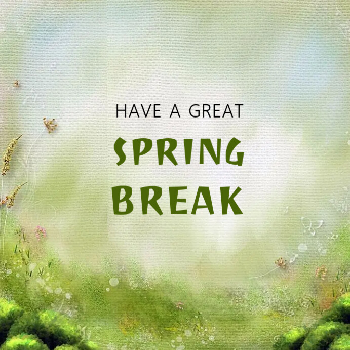 Spring Break Template | PosterMyWall