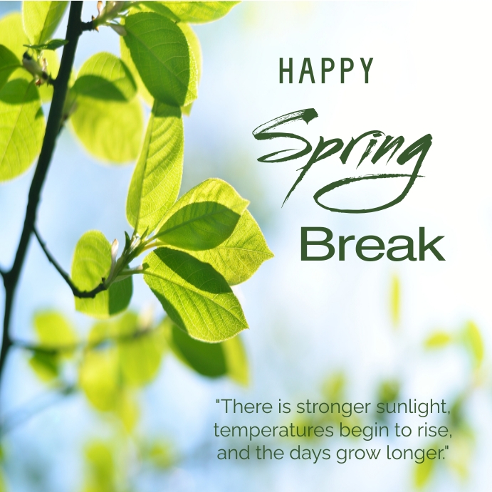Modèle Spring break | PosterMyWall