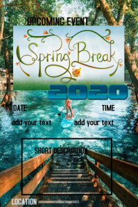 SPRING BREAK Template | PosterMyWall