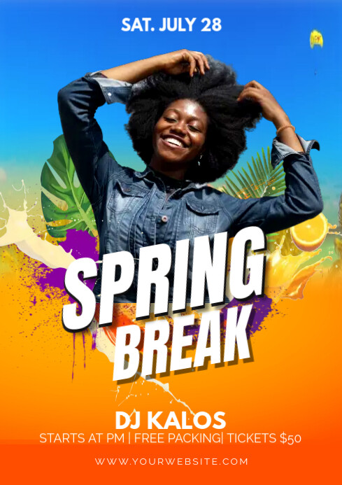 spring break Template | PosterMyWall
