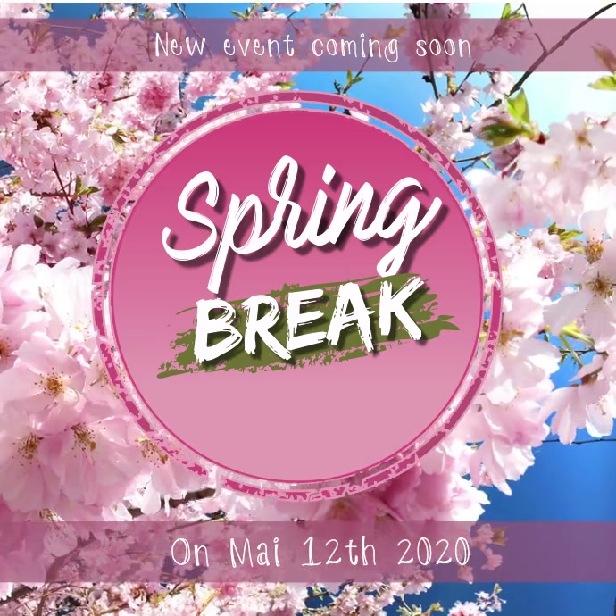 Spring break Template | PosterMyWall