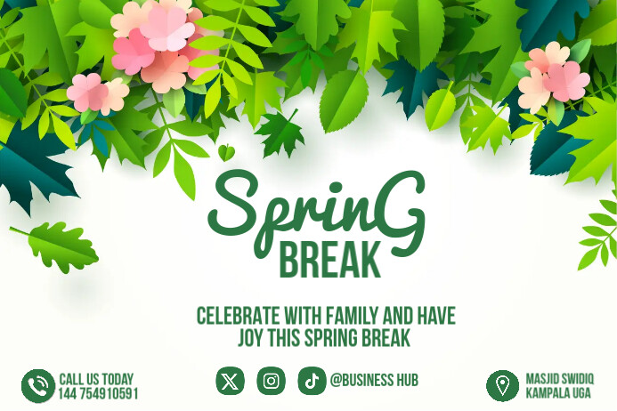 spring break Template | PosterMyWall