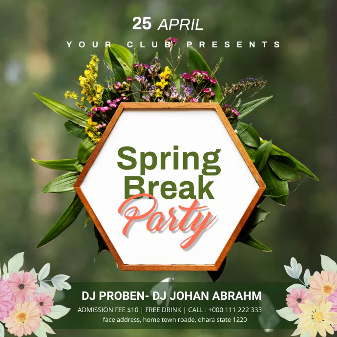 Copy of Spring Break | PosterMyWall