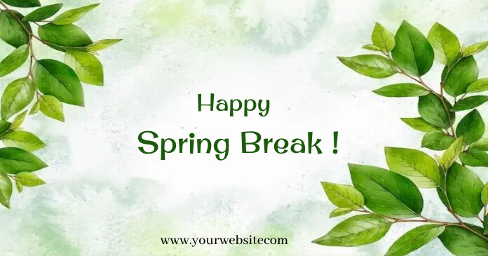 Spring Break Template PosterMyWall