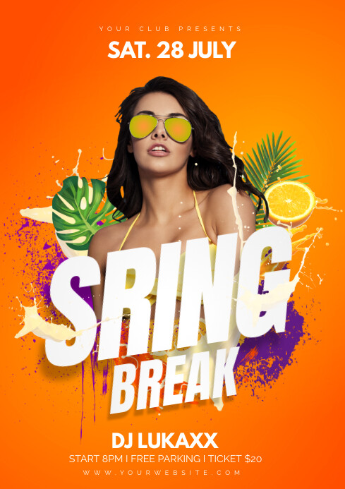 spring break Template | PosterMyWall