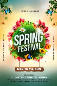 Spring Break Party Poster Template | PosterMyWall