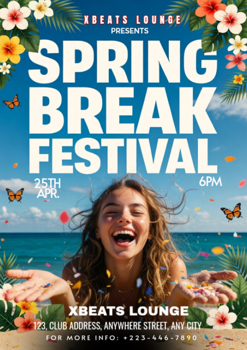 Plantilla de Spring break | PosterMyWall