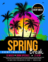 Spring Break Template | PosterMyWall
