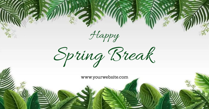 Spring Break Template PosterMyWall