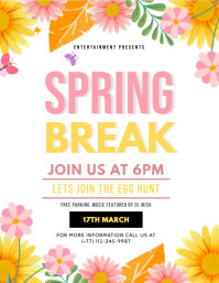 Spring Break Template | PosterMyWall