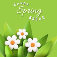 Spring break Instagram post Template | PosterMyWall
