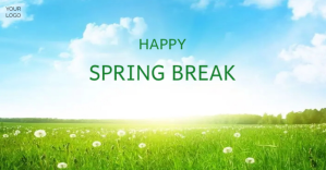 Spring Break Obraz udostępniany na Facebooku template