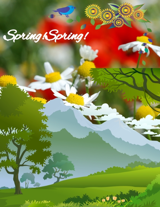 Spring break Template | PosterMyWall