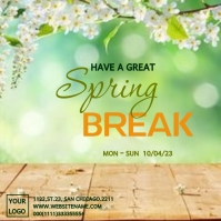 Spring Break Template PosterMyWall