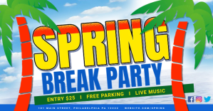 Spring Break Facebook Shared Image template