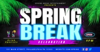 Spring Break Facebook Shared Image template