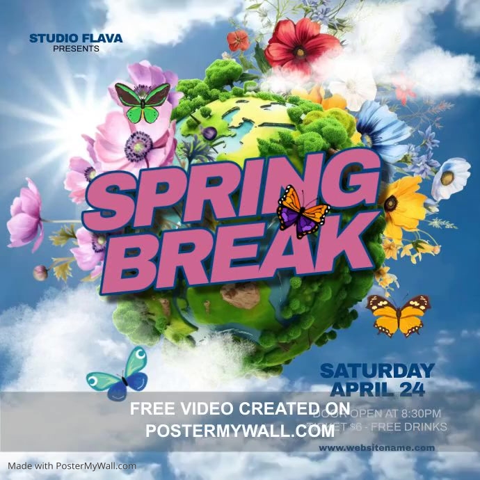 Plantilla de Spring Break | PosterMyWall