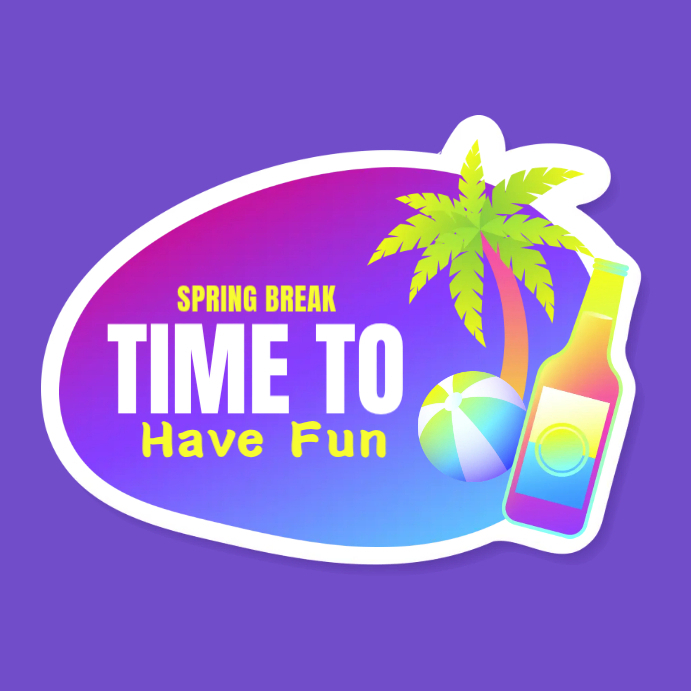 Spring Break Event Ads Template | PosterMyWall