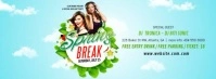 Spring Break Event Facebook Omslag Foto template