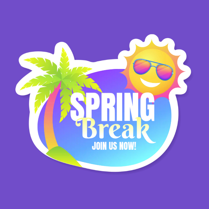 Spring Break Event Template | PosterMyWall